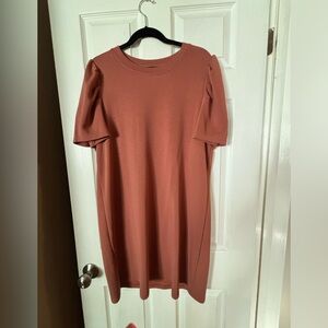 FOR CYNTHIA T Shirt Tunic Dress in Rust. Size X-Large. Like new. Worn once.